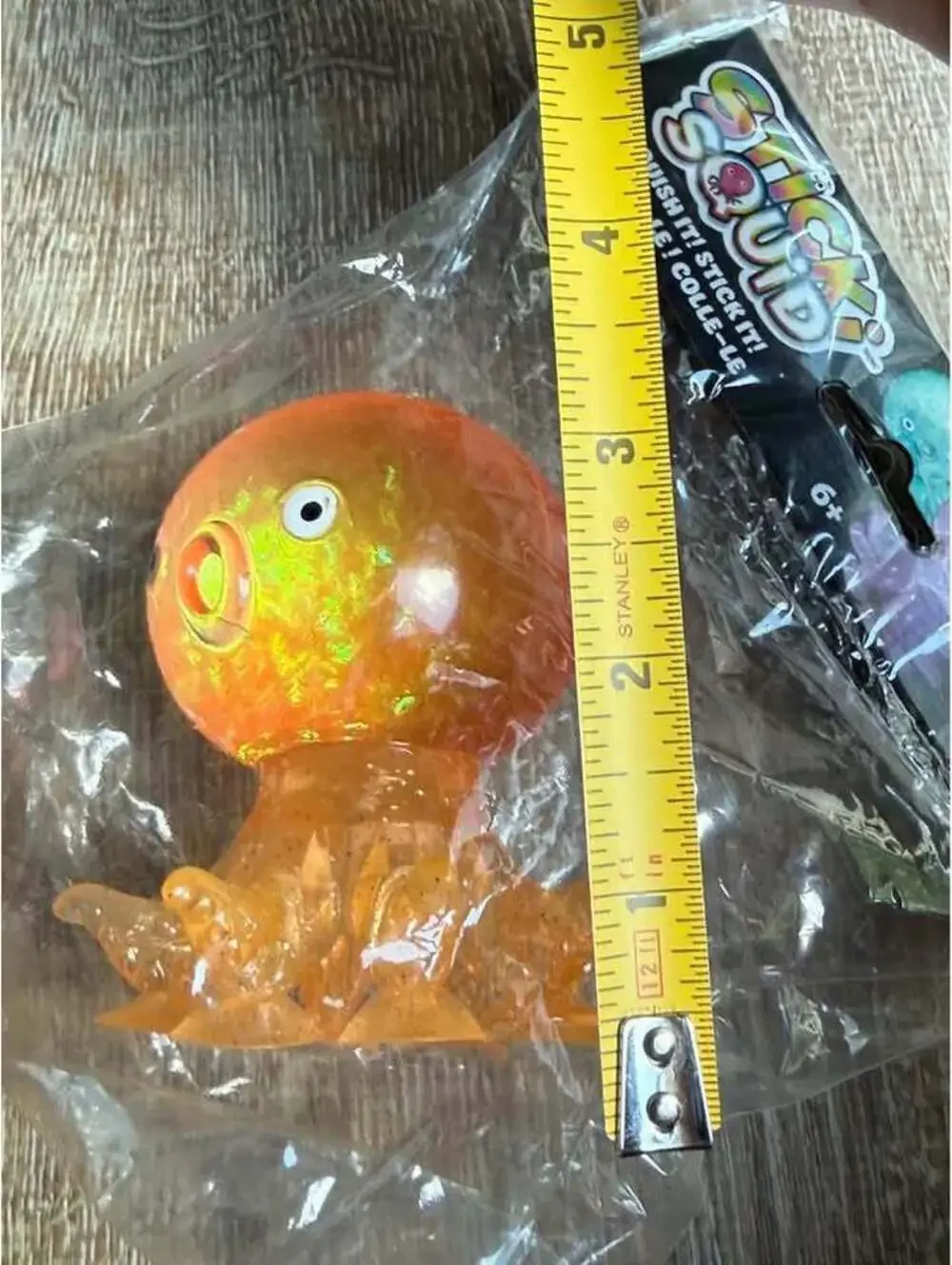 New orange sticki squid squishy